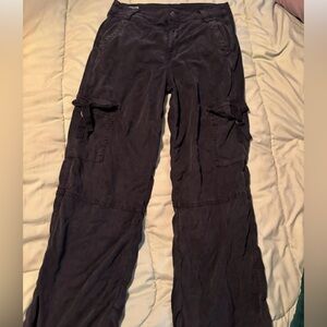American Eagle Outfitters Black Cargo Pants